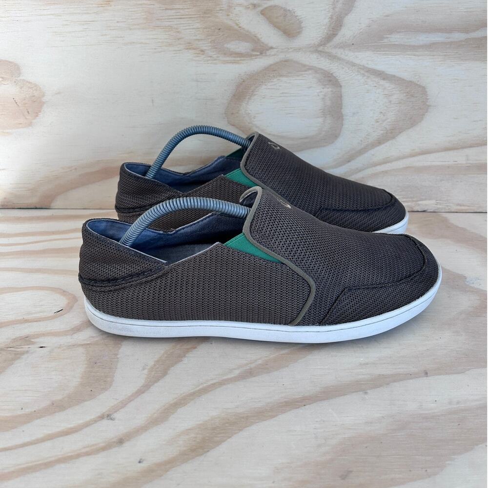 OluKai - Nohea Mesh - Sneakers Slip-On - Green - Men's - M9.5 -10188-13AP